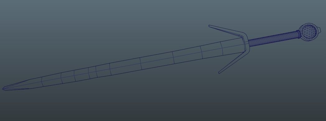 Forged in Battle Sword 3D model_7