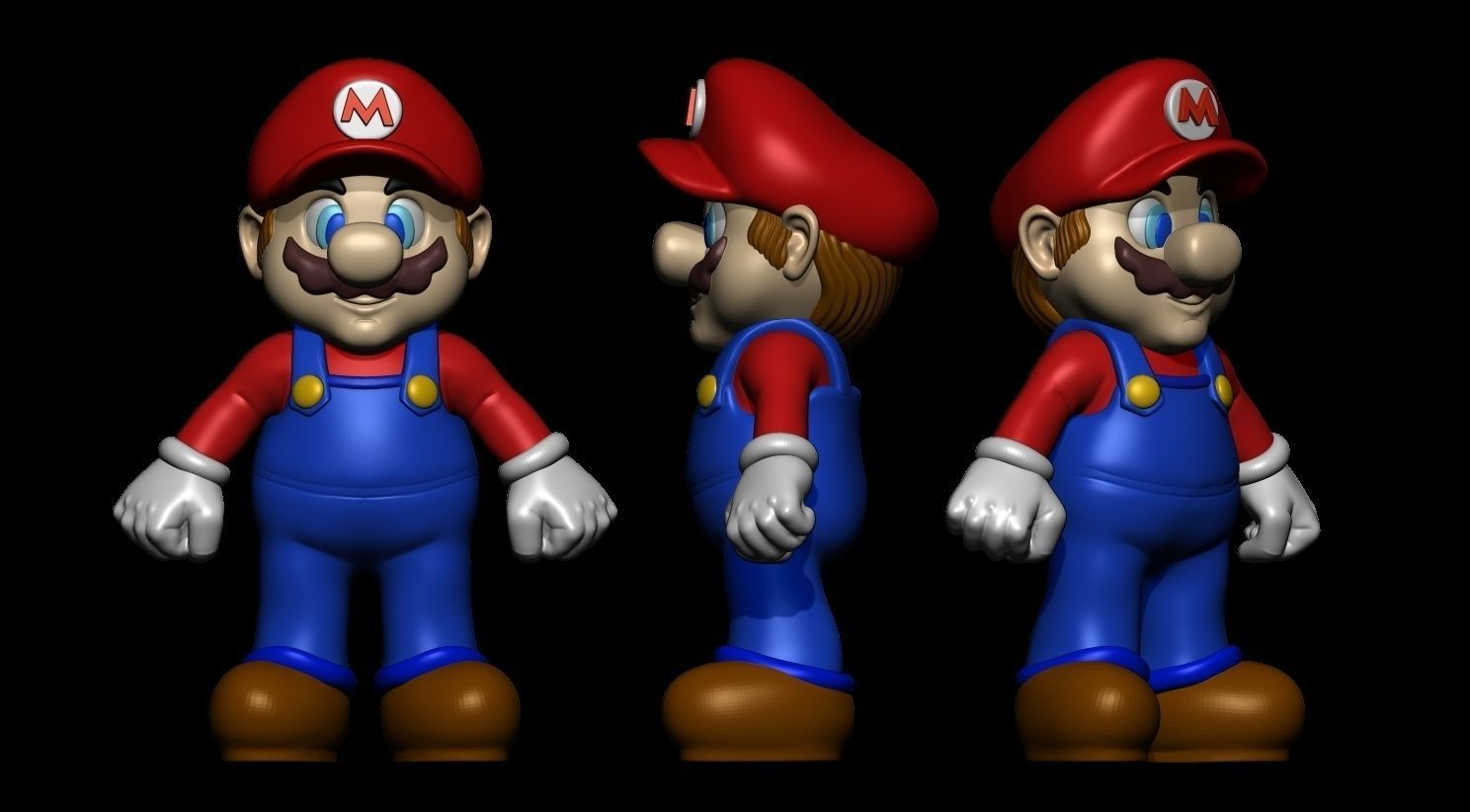 MARIO character 3D model_1