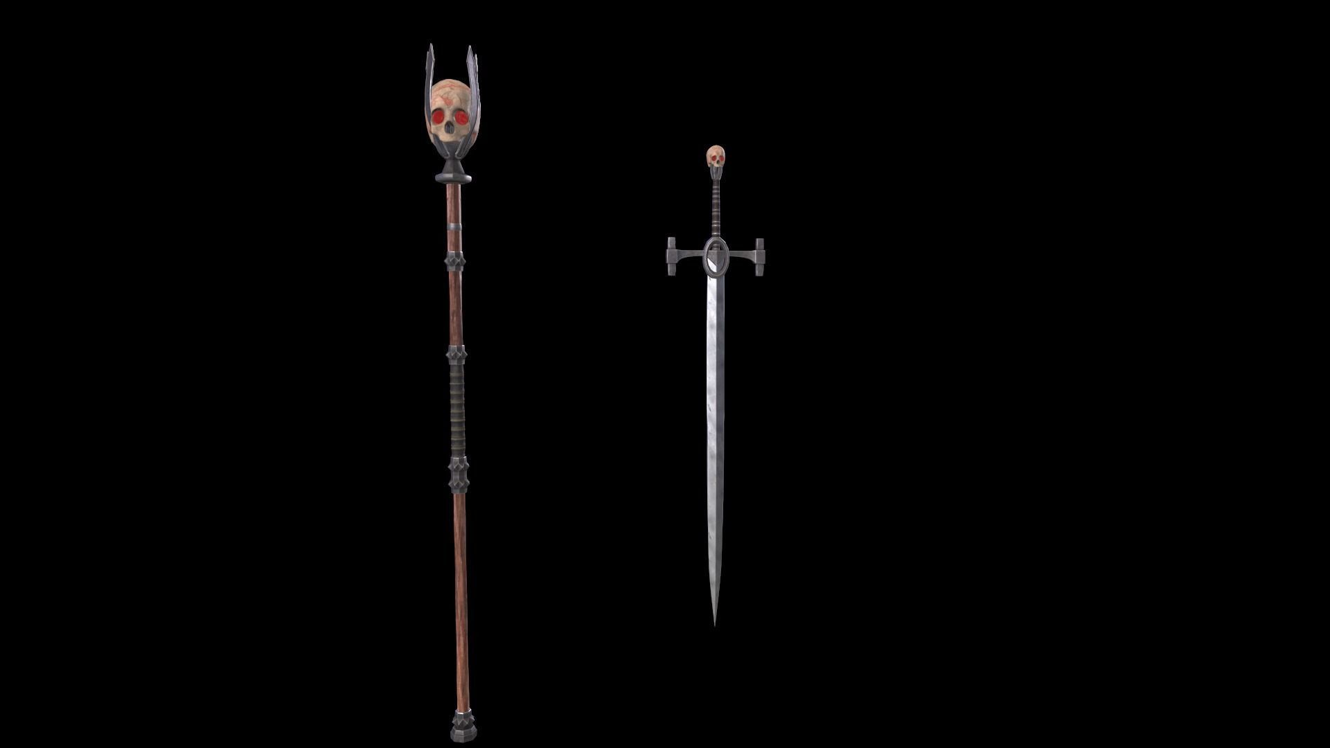 Prickly Knight Low-poly 3D model_21