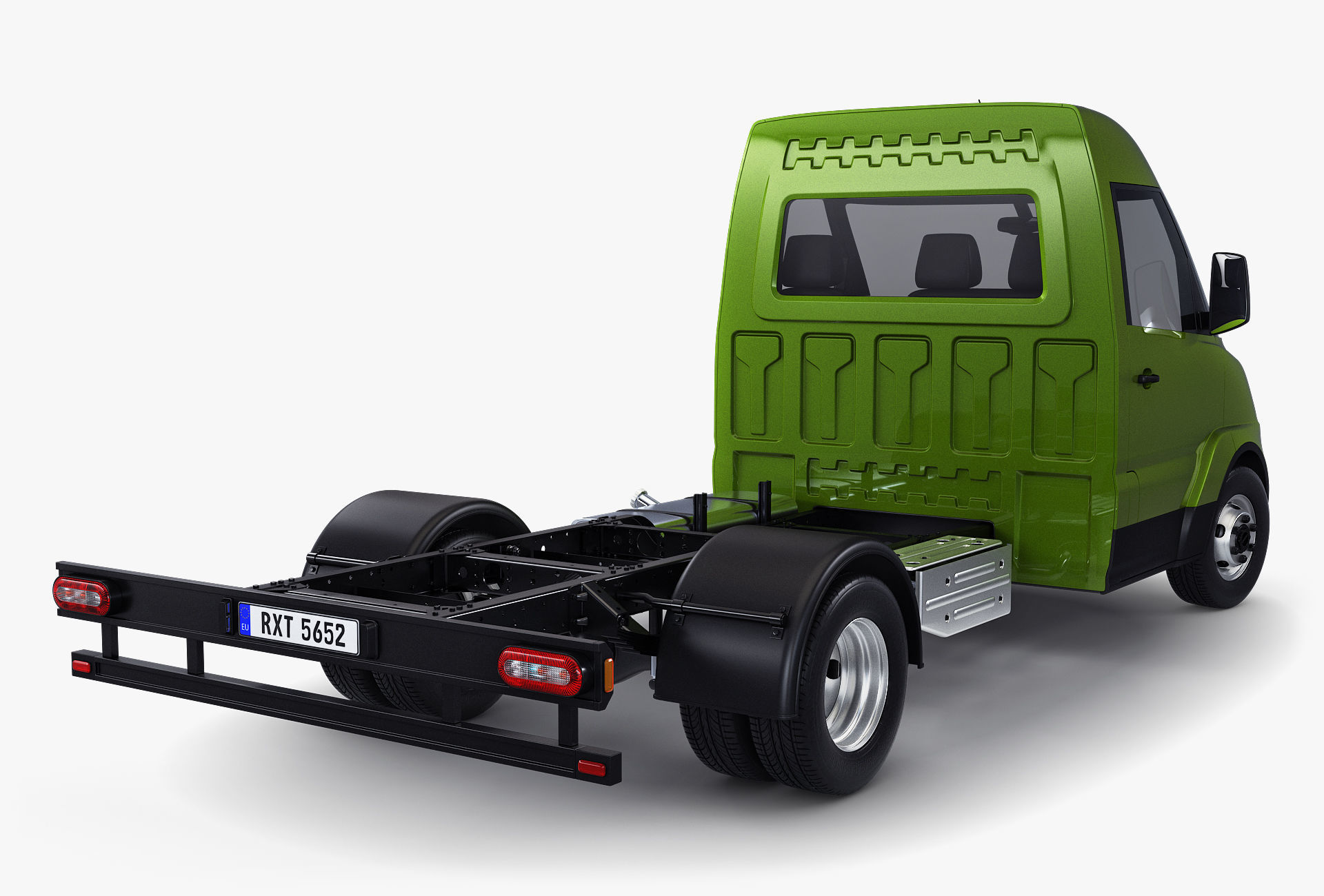 Generic Truck Chassis Frame M 2 3D model_2