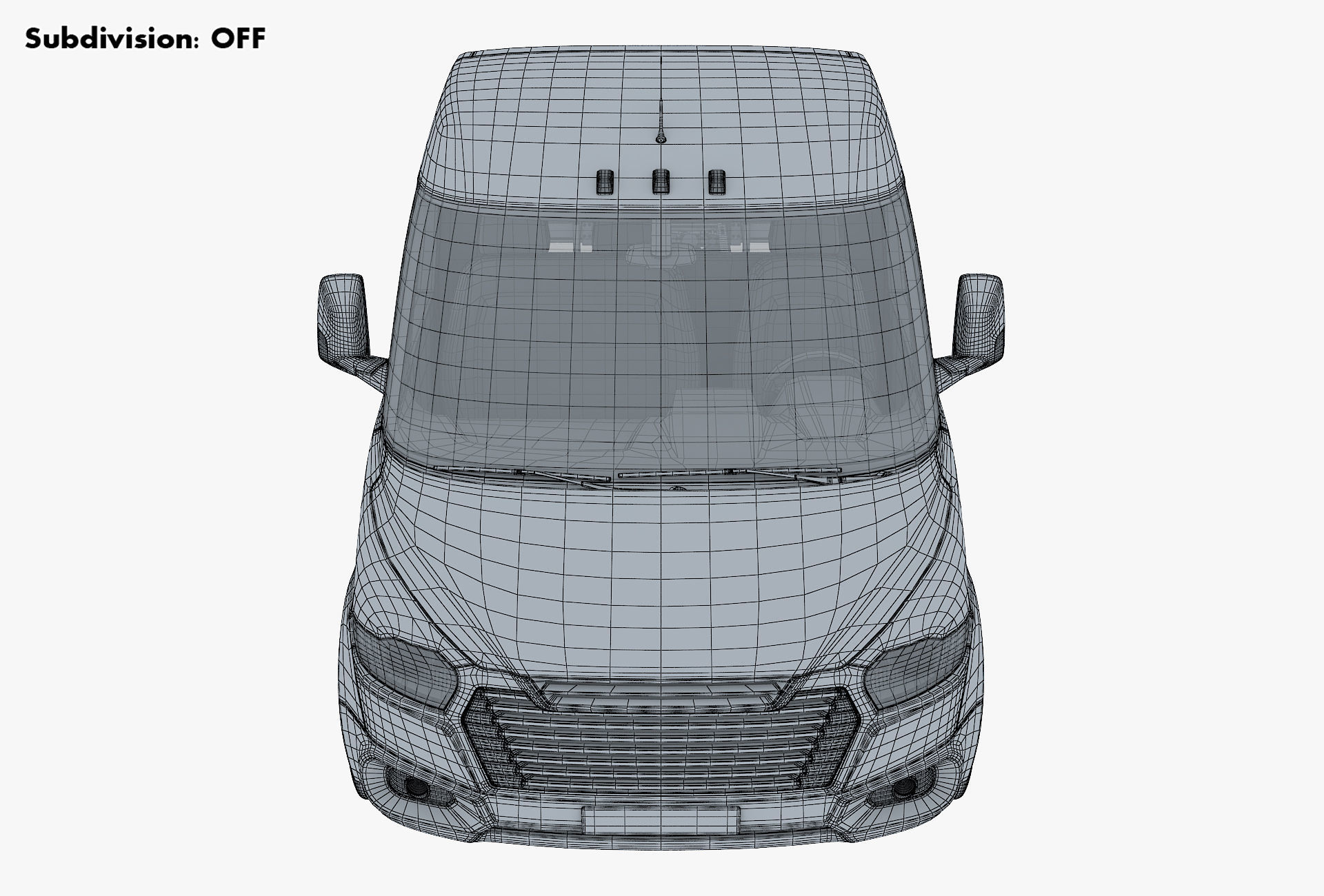 Generic Truck Chassis Frame M 2 3D model_30