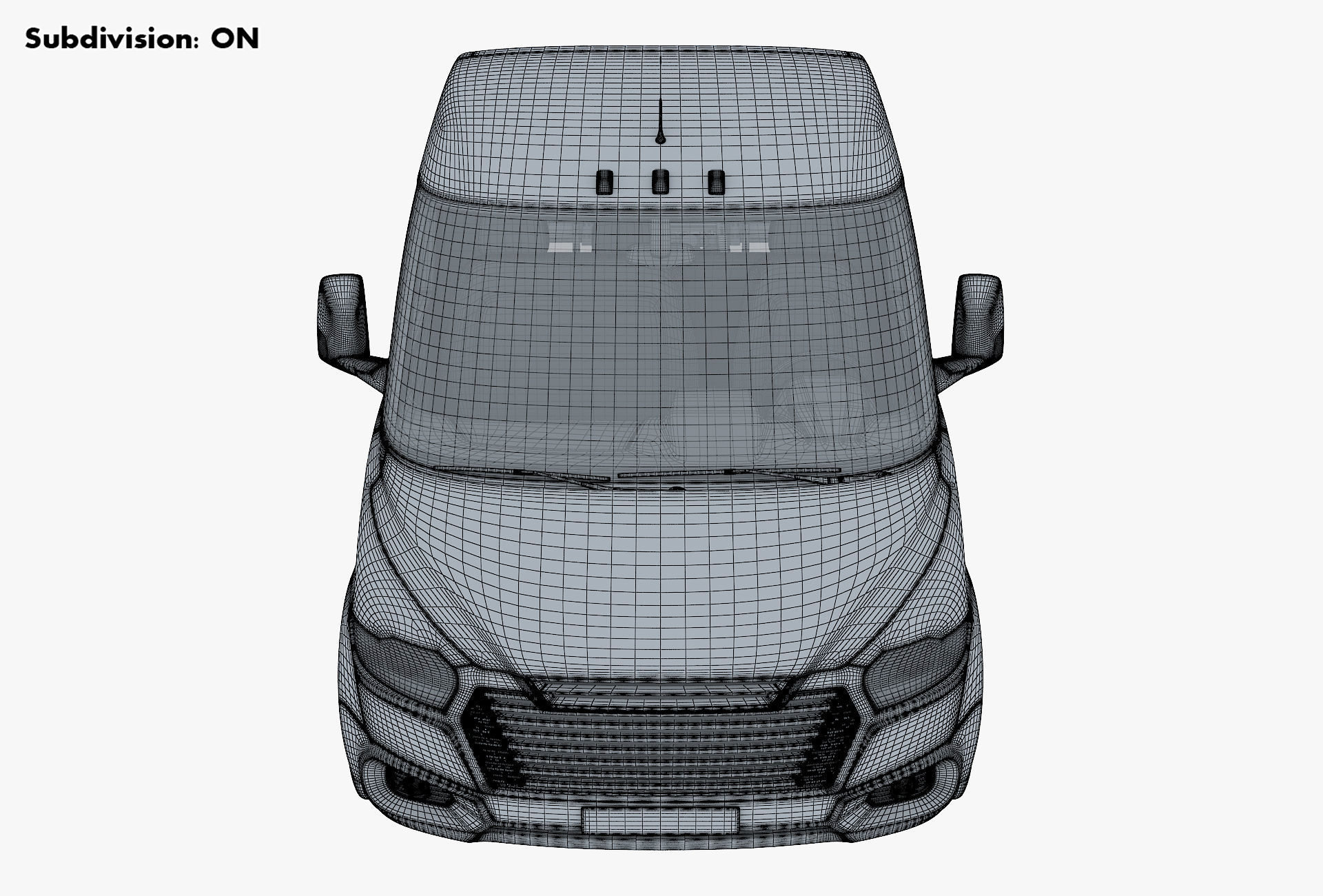 Generic Truck Chassis Frame M 2 3D model_29