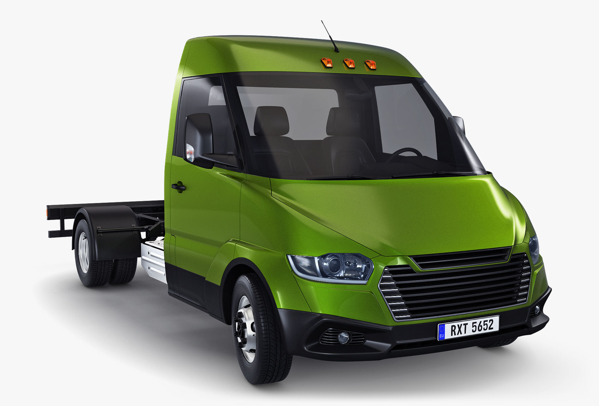 Generic Truck Chassis Frame M 2 3D model_1