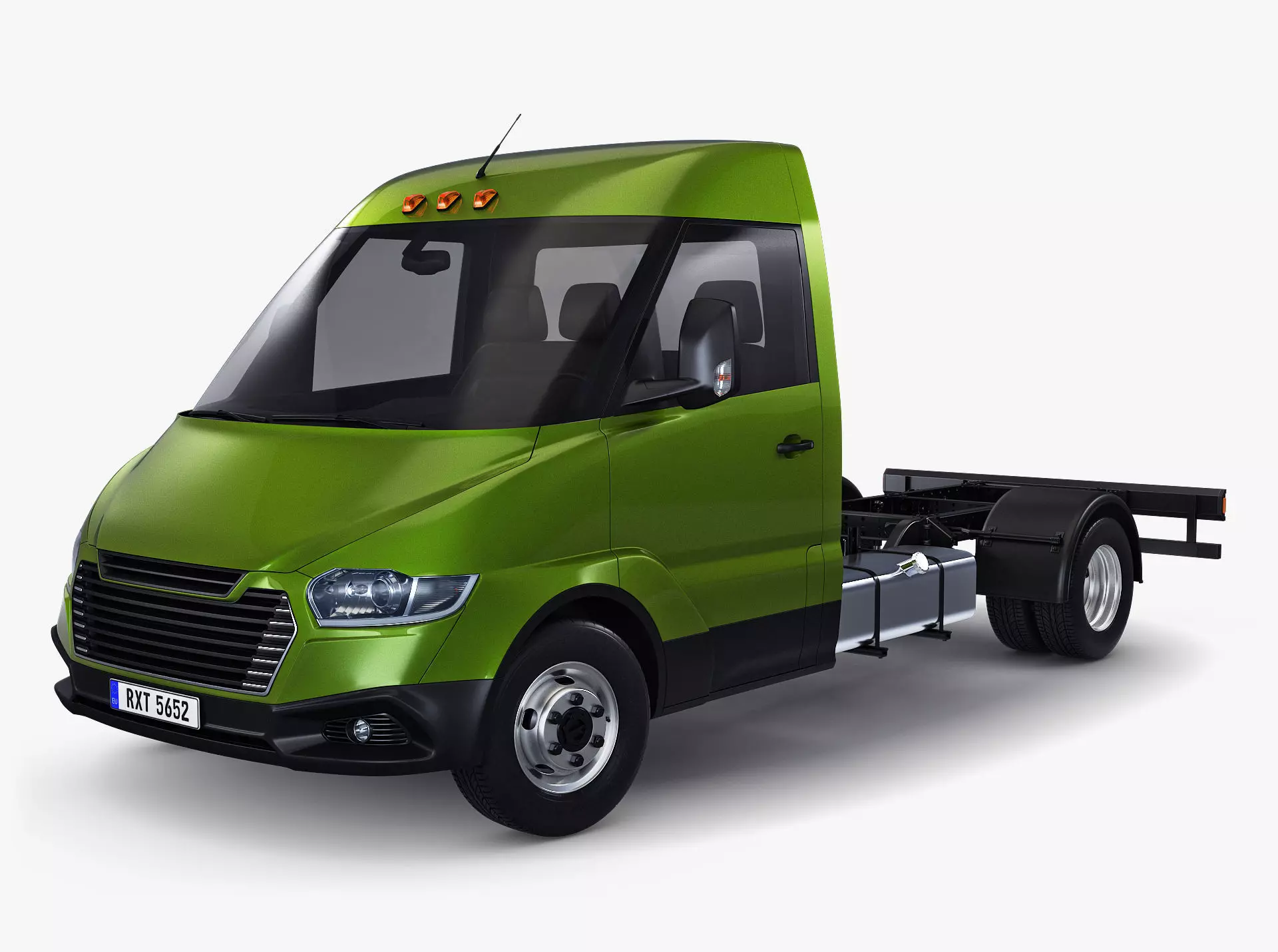 Generic Truck Chassis Frame M 2 3D model_0