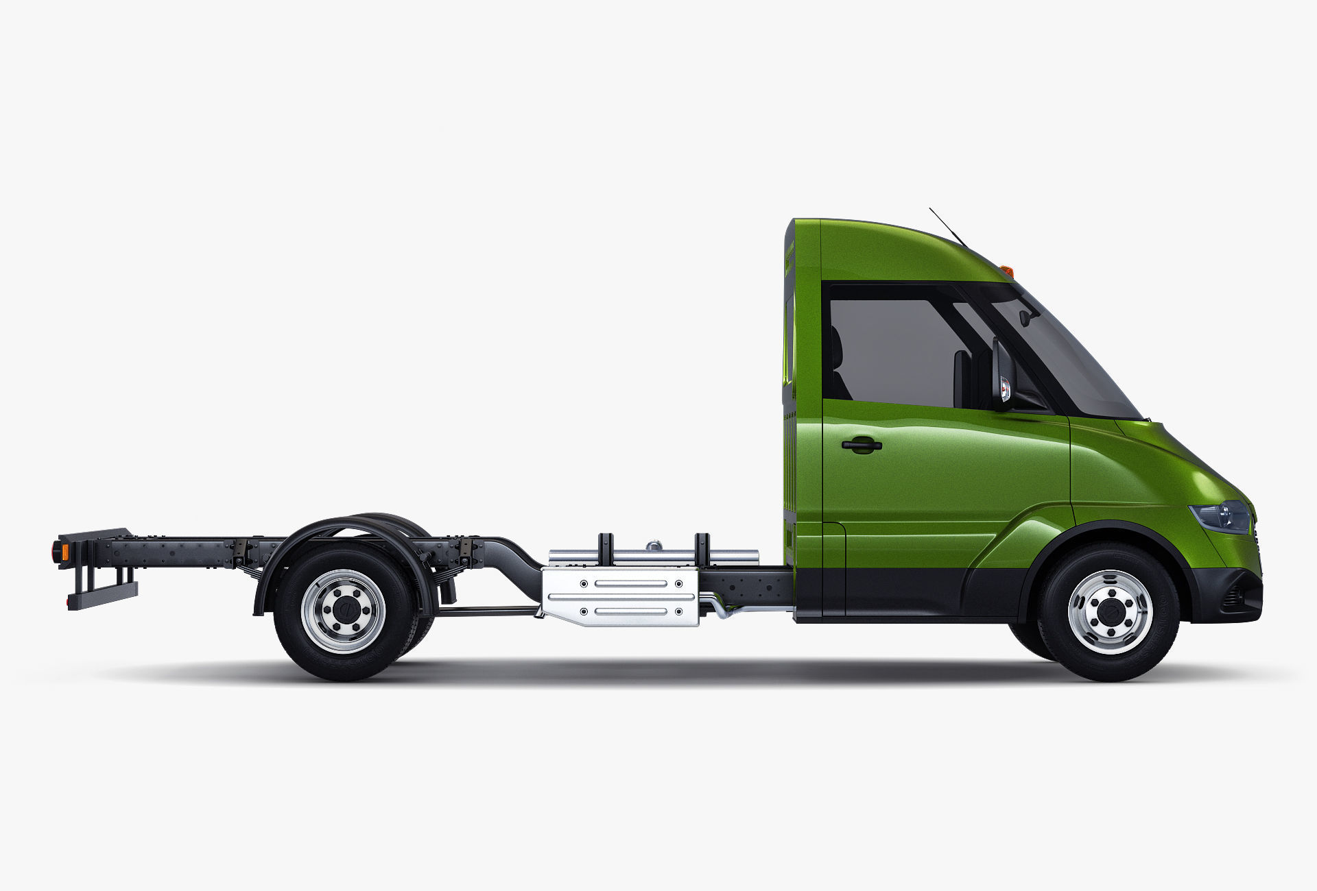 Generic Truck Chassis Frame M 2 3D model_6