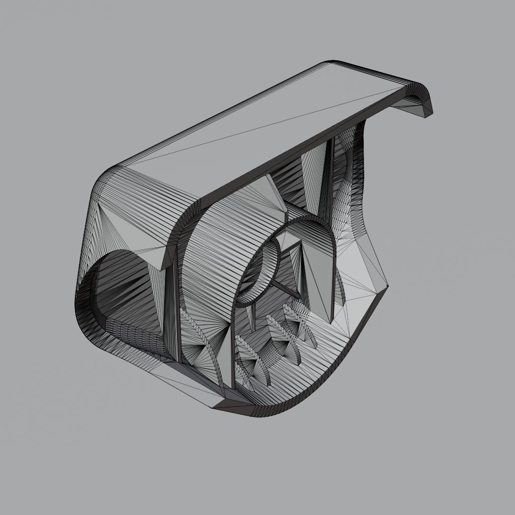  Safety belt cover cap 1J0858189C 3D print model_7