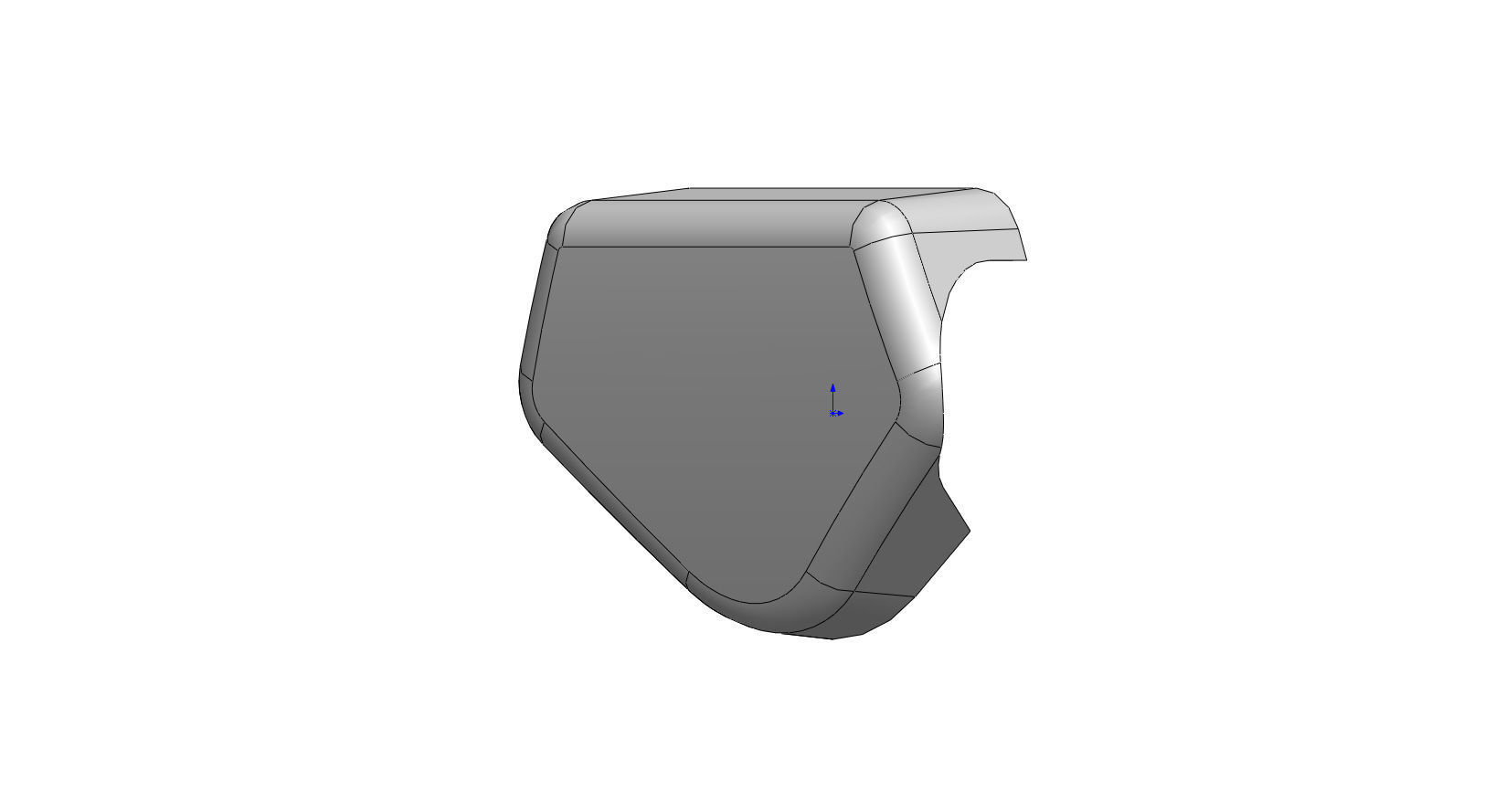  Safety belt cover cap 1J0858189C 3D print model_8