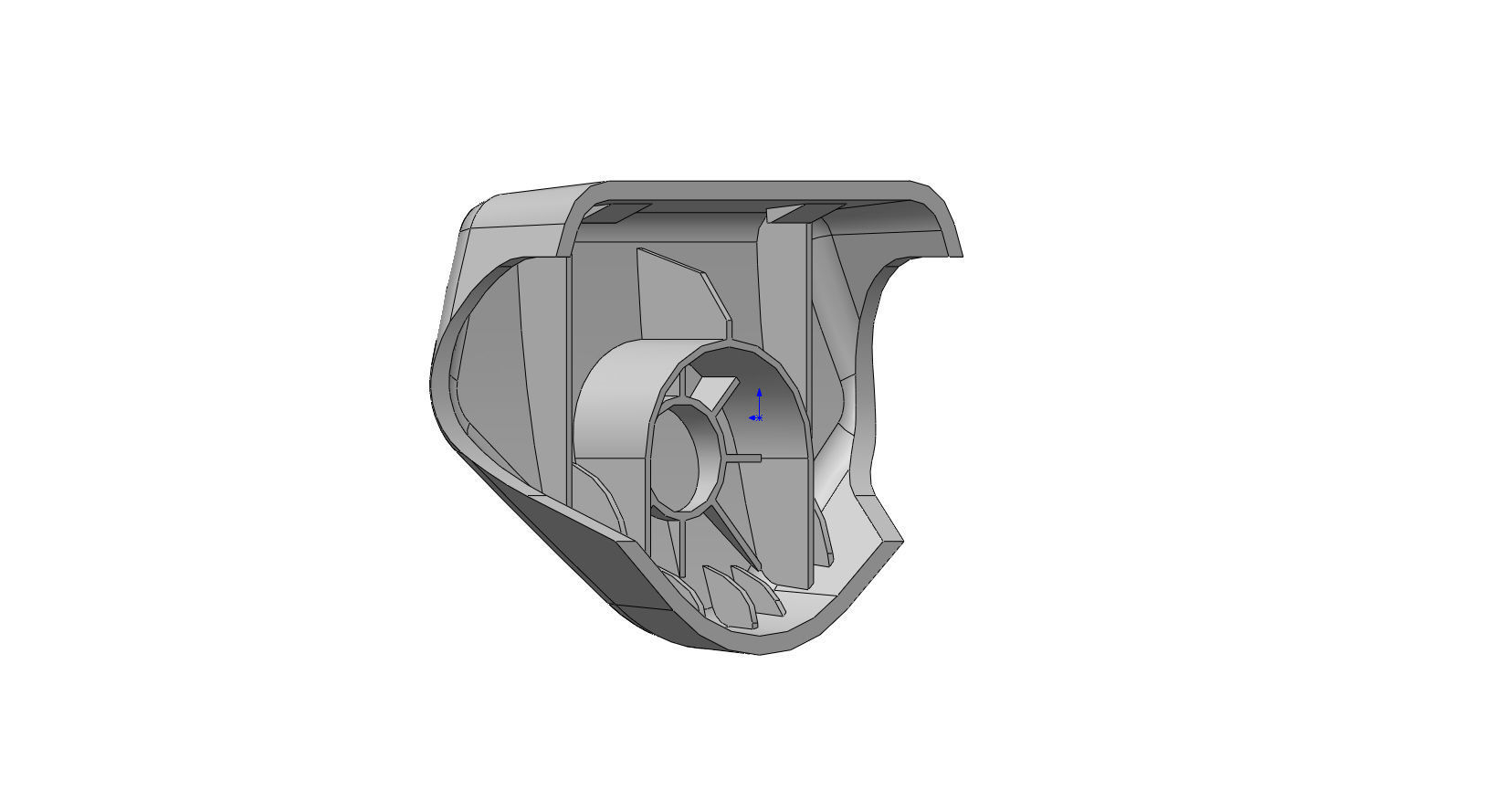  Safety belt cover cap 1J0858189C 3D print model_9