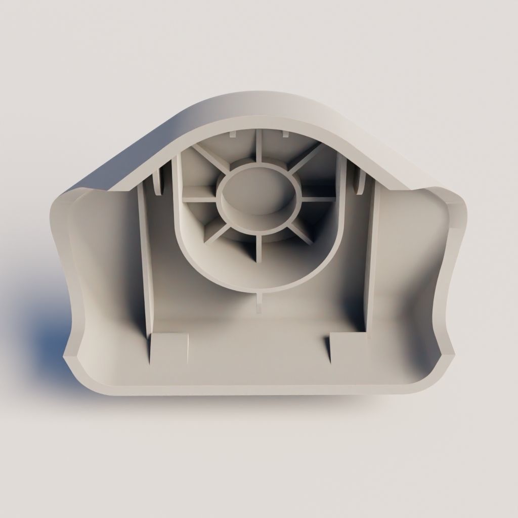  Safety belt cover cap 1J0858189C 3D print model_2