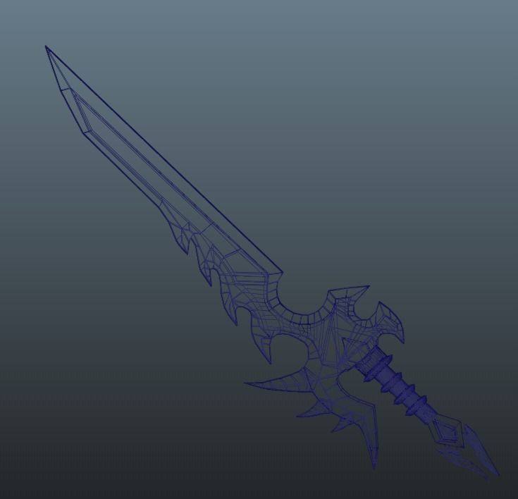 Sword of Arcane Might 3D model_7