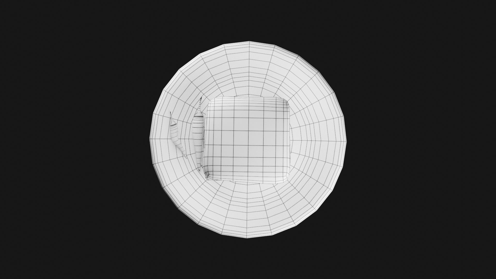 Fast Food Vada Pav Low-poly 3D model_7