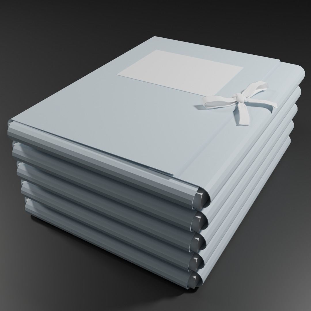 Document folders 3D model_4