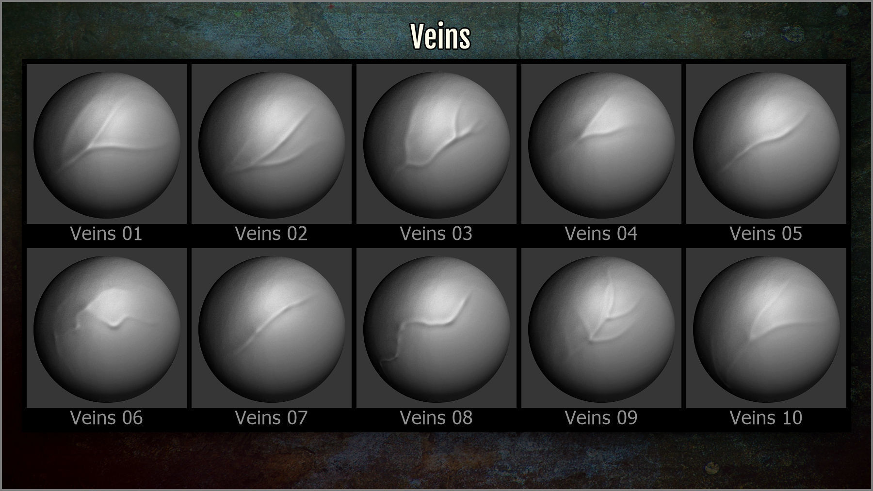 Body Details Maker 124 ZBrush Brushes 3D model_3