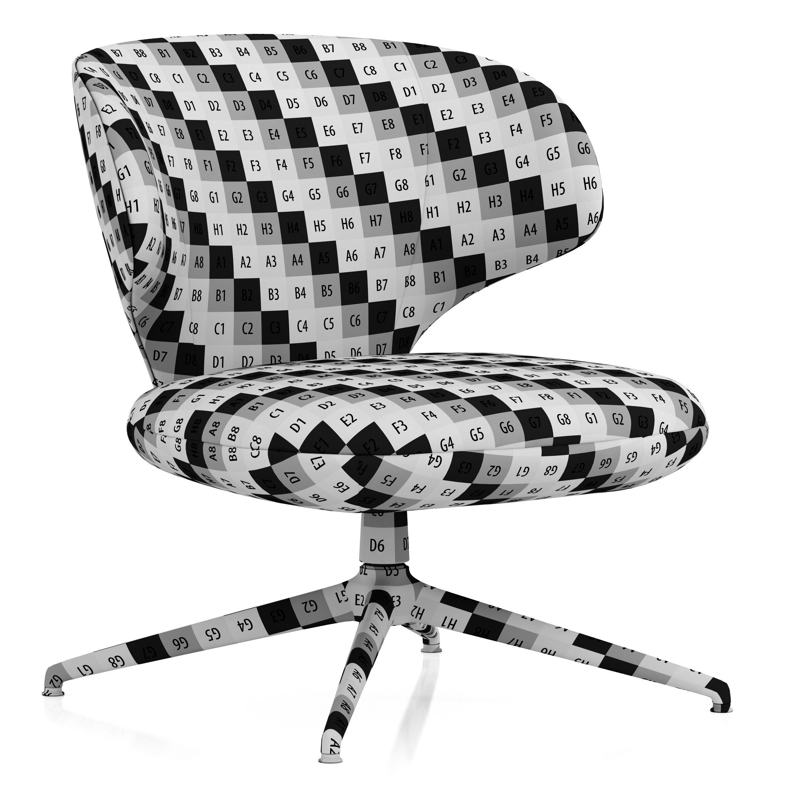 Flexform Susanne armchair 3D model_7