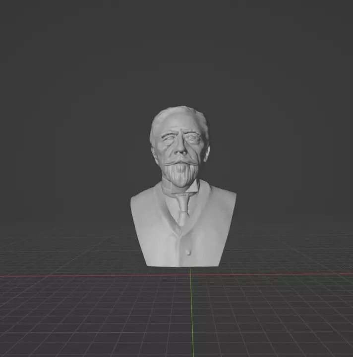 Joseph Conrad 3D print model_0