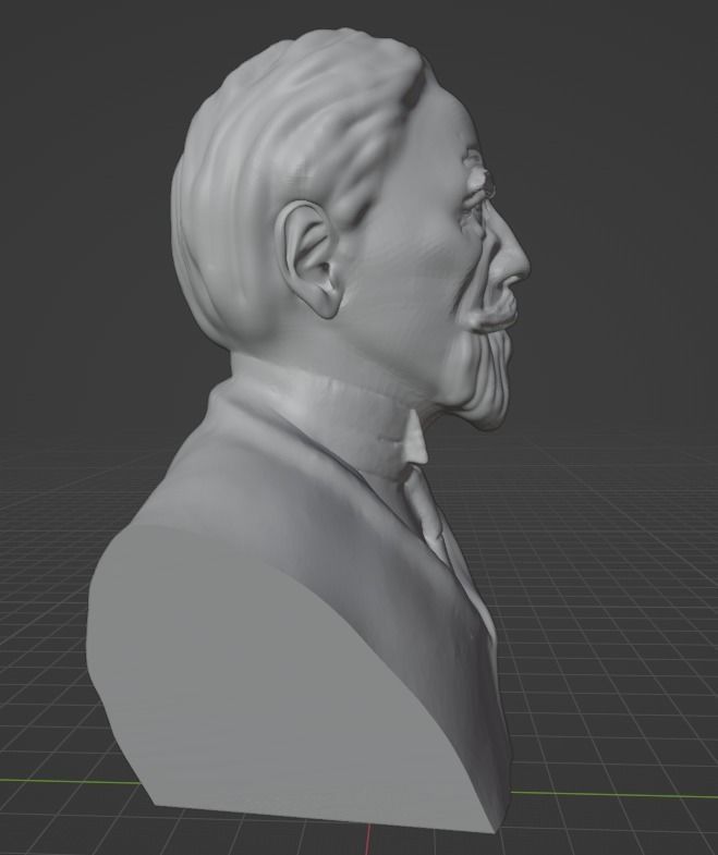 Joseph Conrad 3D print model_15