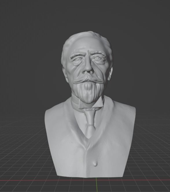 Joseph Conrad 3D print model_11
