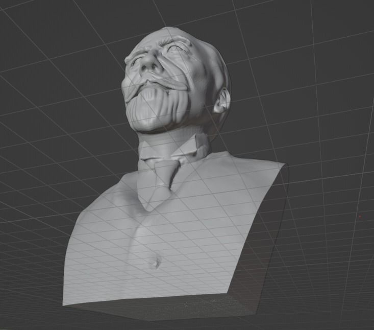 Joseph Conrad 3D print model_2