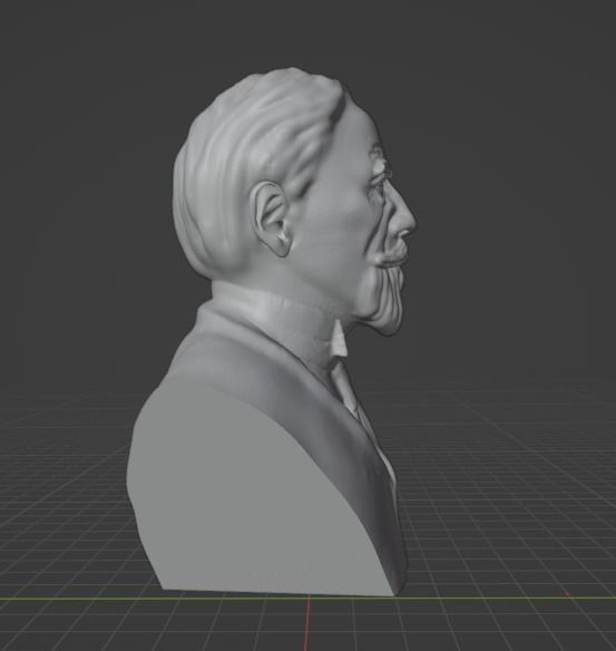 Joseph Conrad 3D print model_16