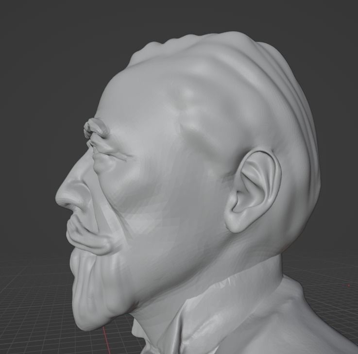 Joseph Conrad 3D print model_8