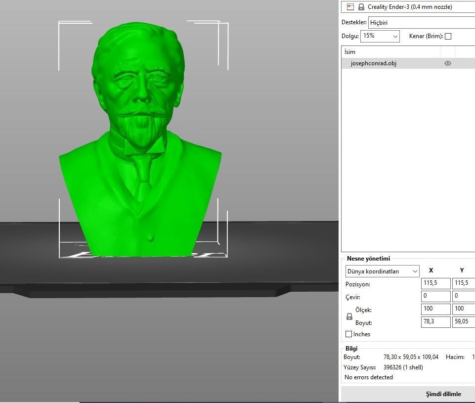 Joseph Conrad 3D print model_12