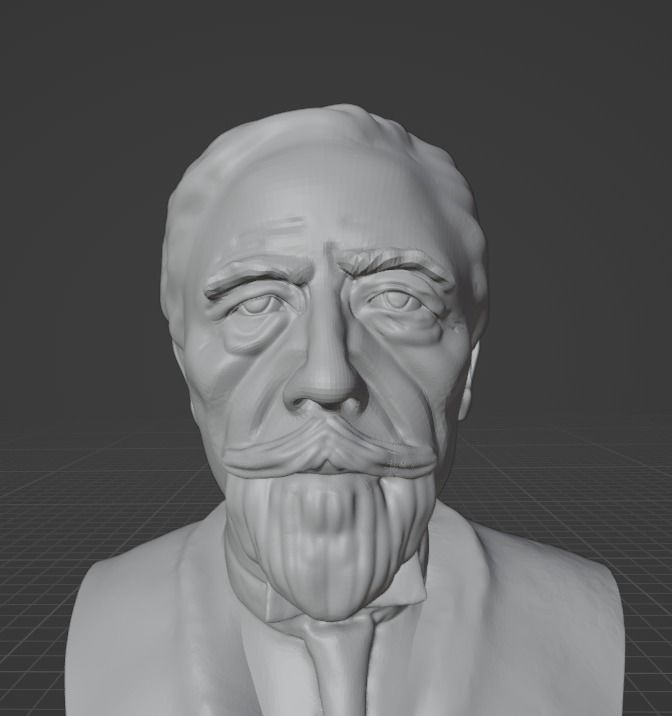 Joseph Conrad 3D print model_3