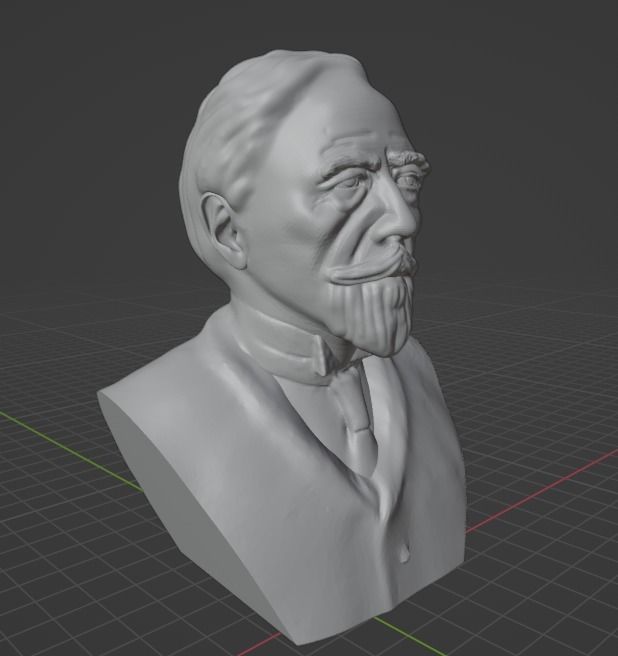Joseph Conrad 3D print model_14
