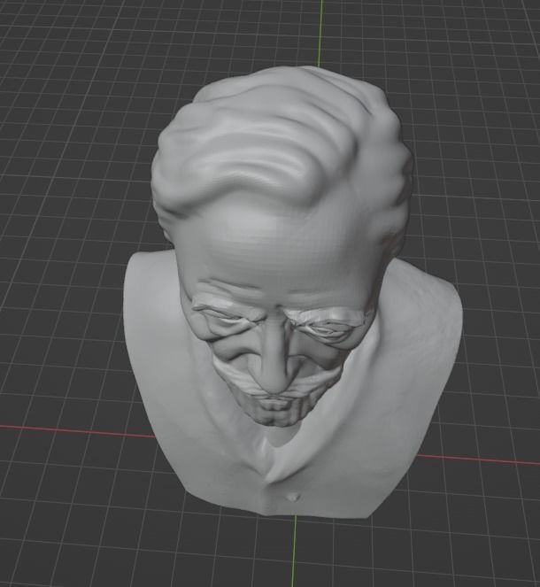 Joseph Conrad 3D print model_9