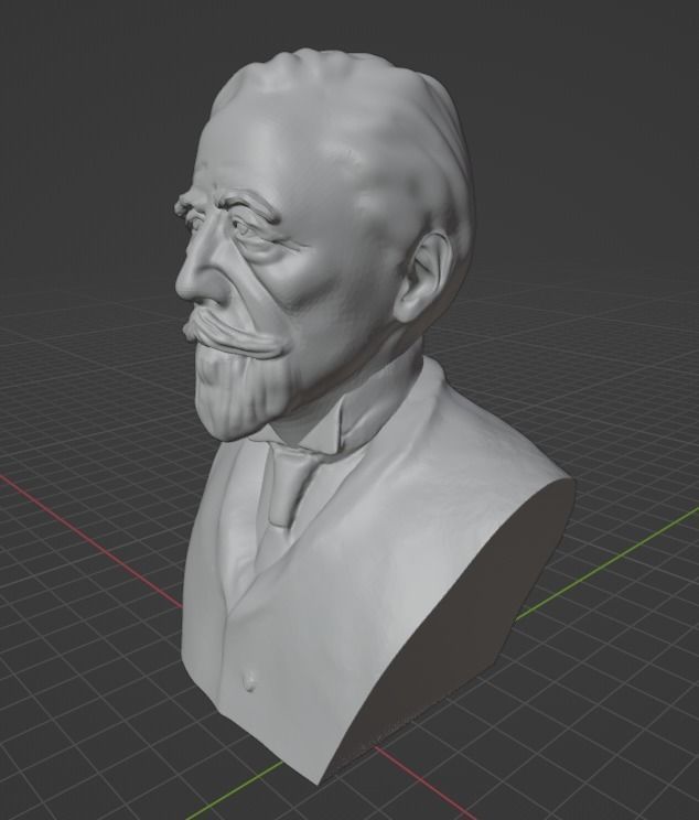 Joseph Conrad 3D print model_1