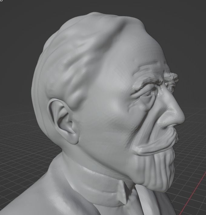 Joseph Conrad 3D print model_4