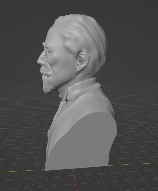 Joseph Conrad 3D print model_20
