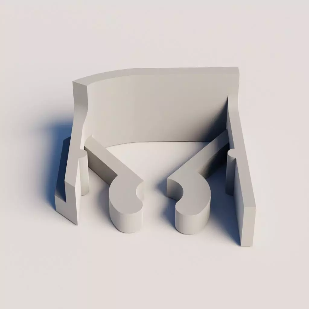 Fixator for VAG hood latch release handle Free 3D print model