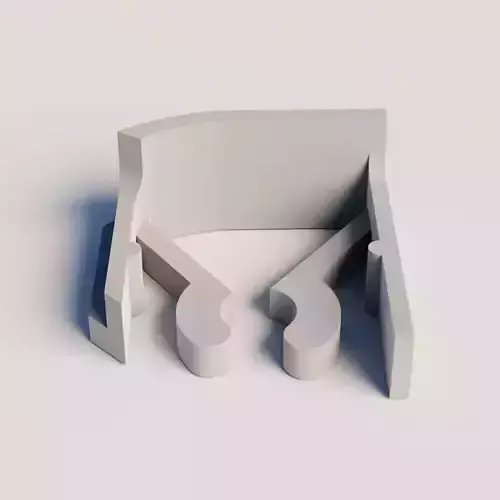 Fixator for VAG hood latch release handle