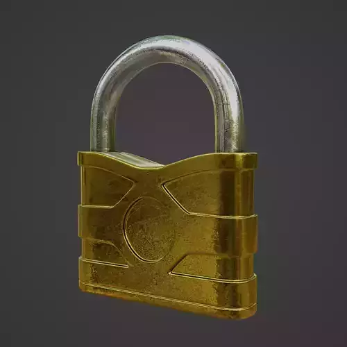 Padlock golden