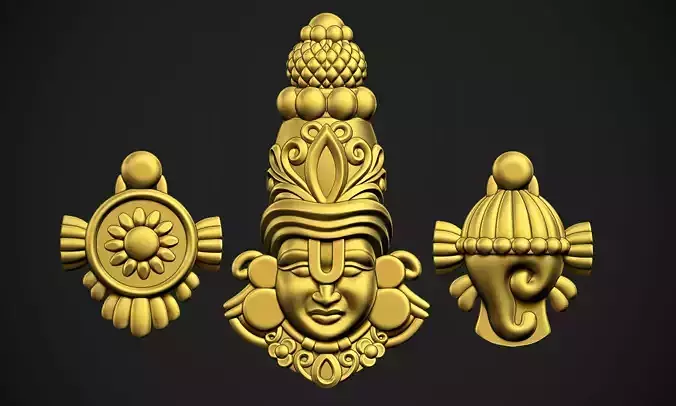 Balaji Head Pendant