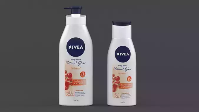 Nivea Body Lotion 3D model