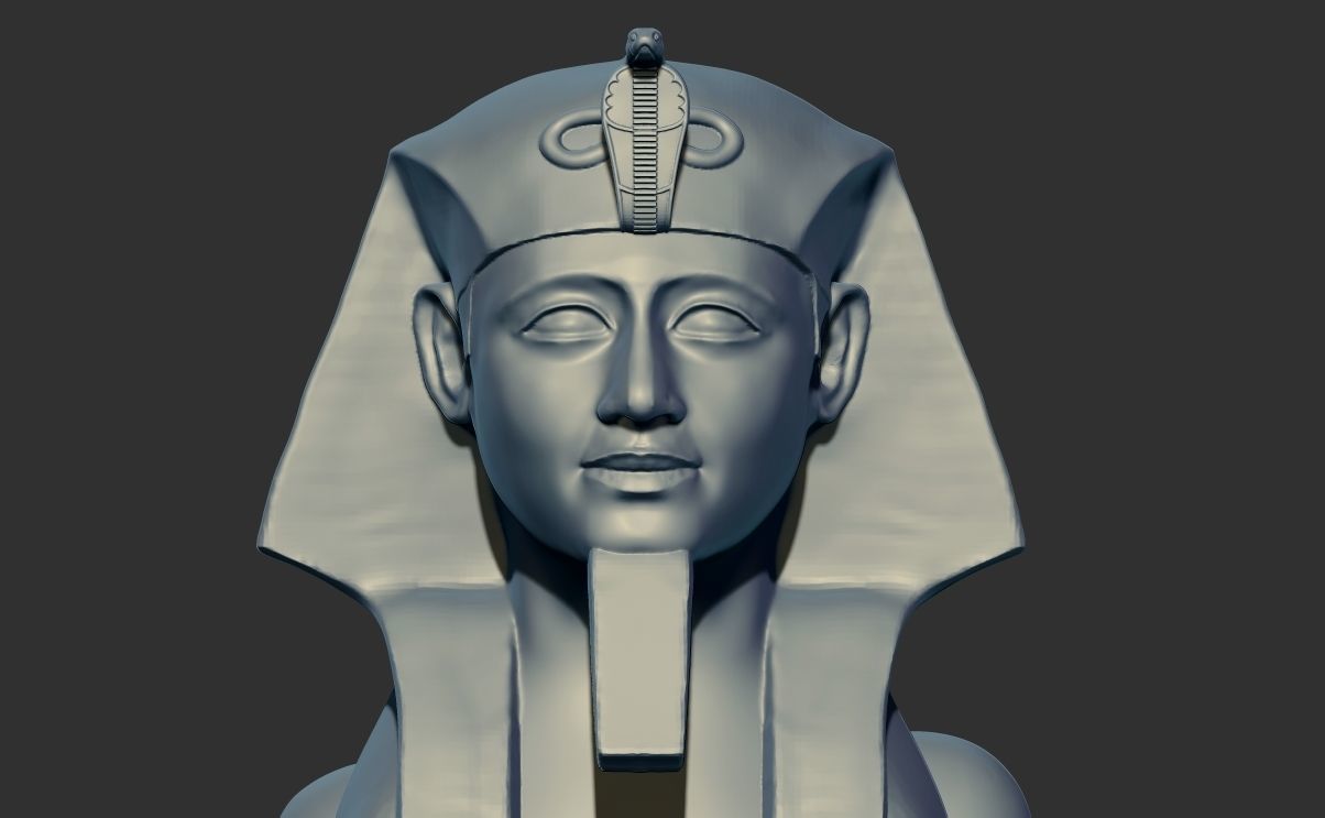Egyptian alexandria Sphinx 3D model for 3d printing 3D print model_5