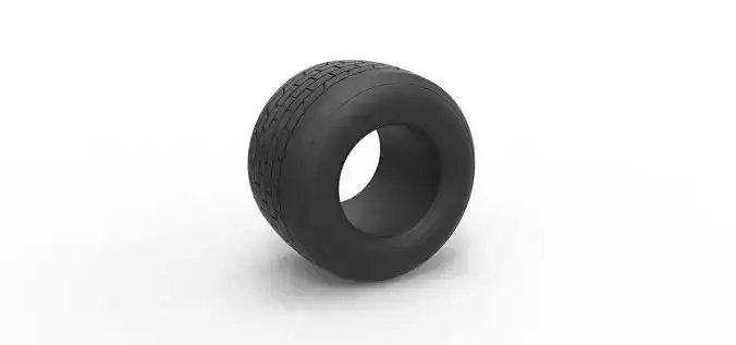 Dirt Sprint racing tire 17 Scale 1 to 25