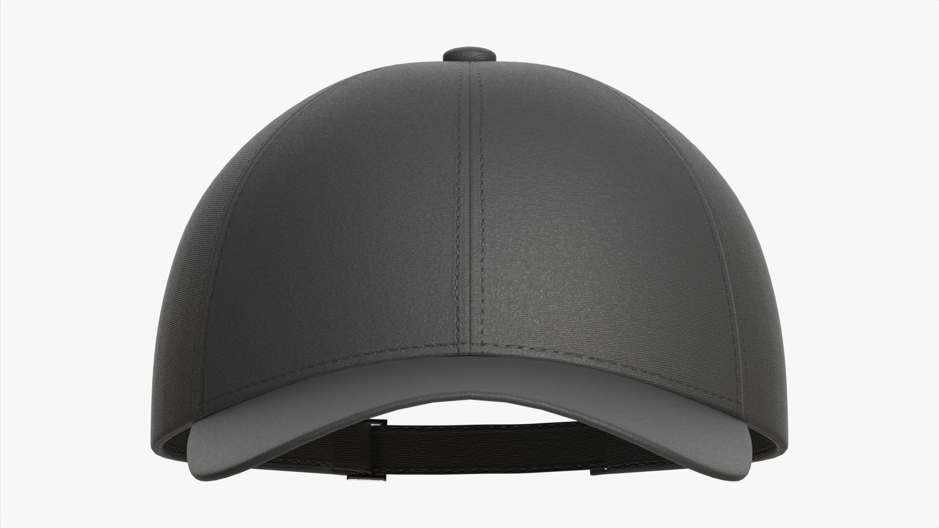 Baseball Cap Fabric Mockup Black 3D model | CGTrader