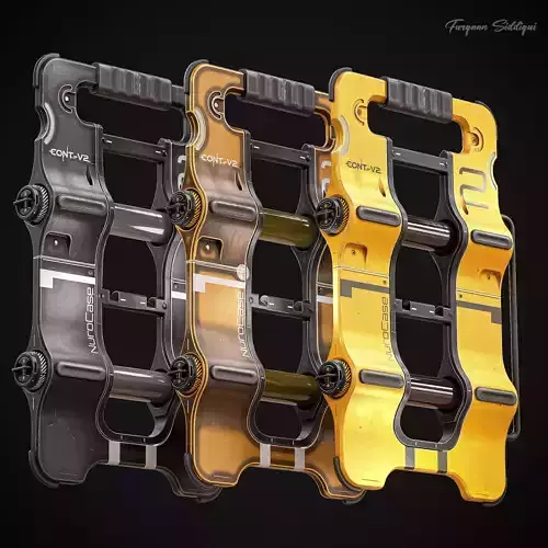 Sci-fi Container V2 PBR Low-poly 3D model