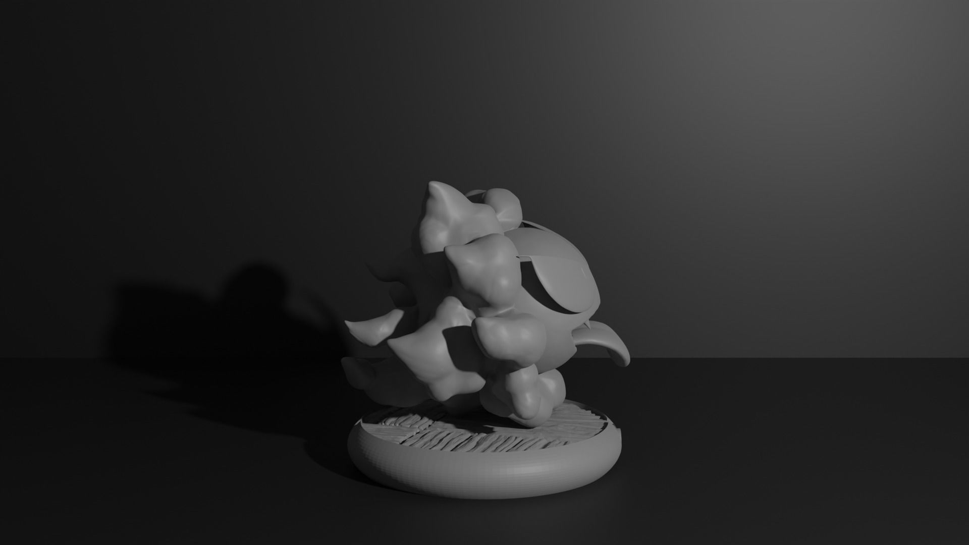 Gastly pokemon 3D print model 3D print model_6