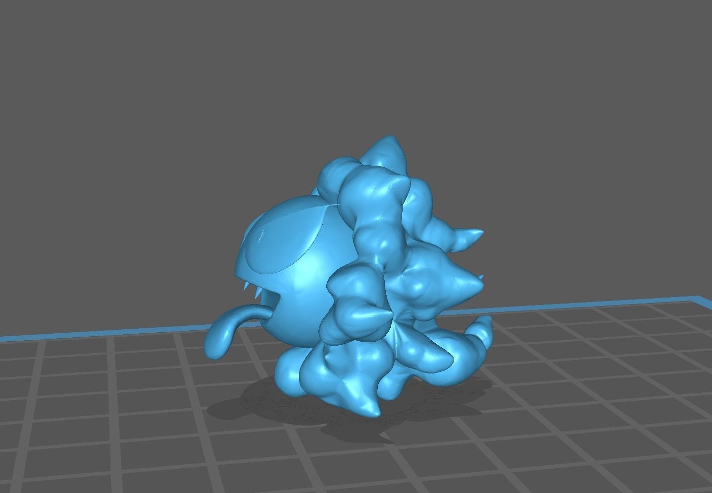 Gastly pokemon 3D print model 3D print model_11