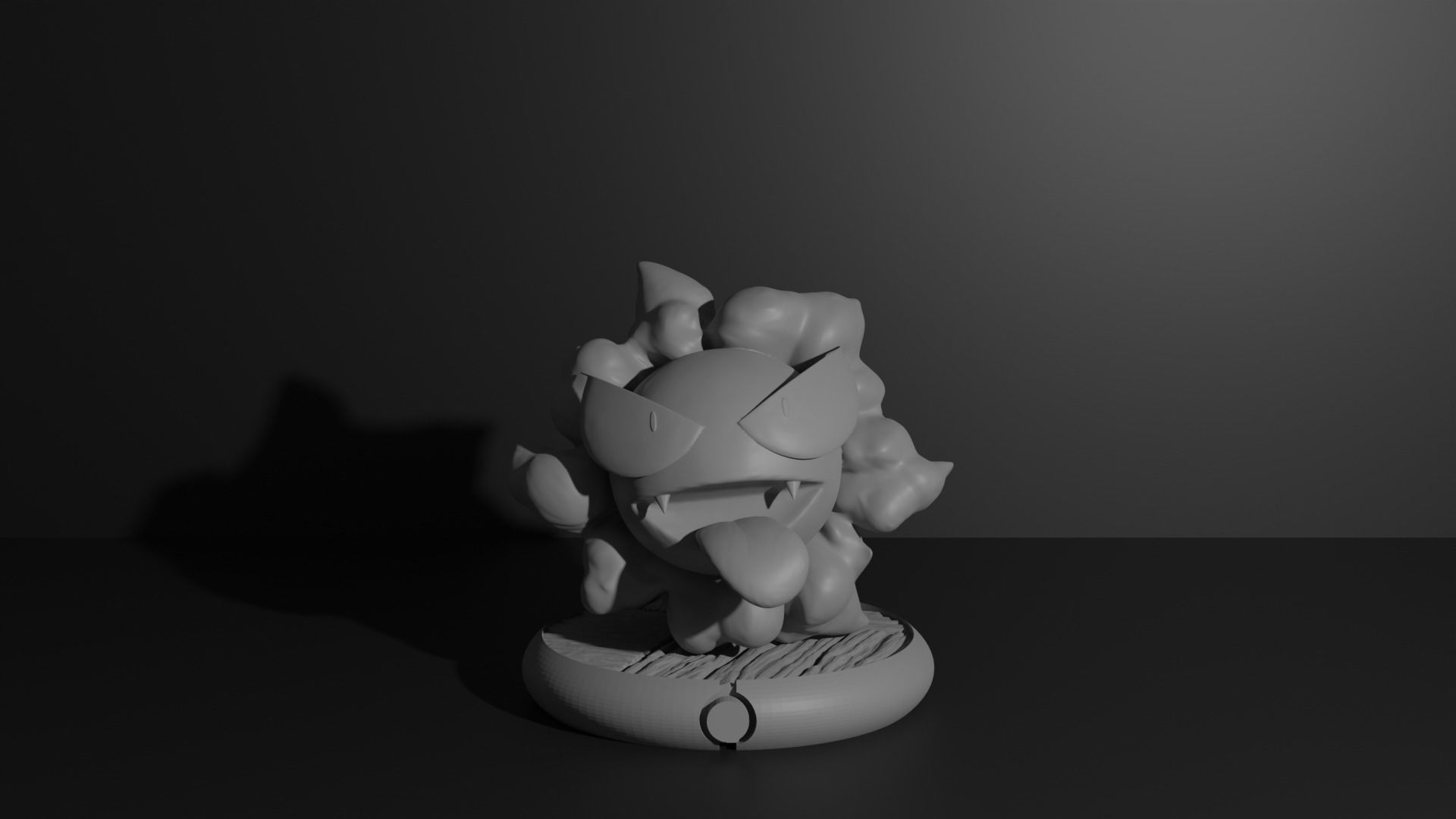 Gastly pokemon 3D print model 3D print model_4