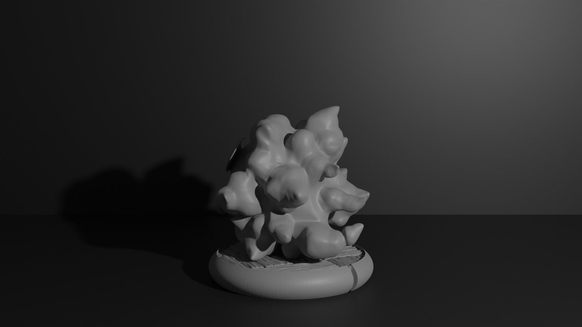 Gastly pokemon 3D print model 3D print model_7