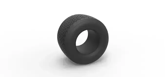 Dirt Sprint racing tire 18 Scale 1 to 25