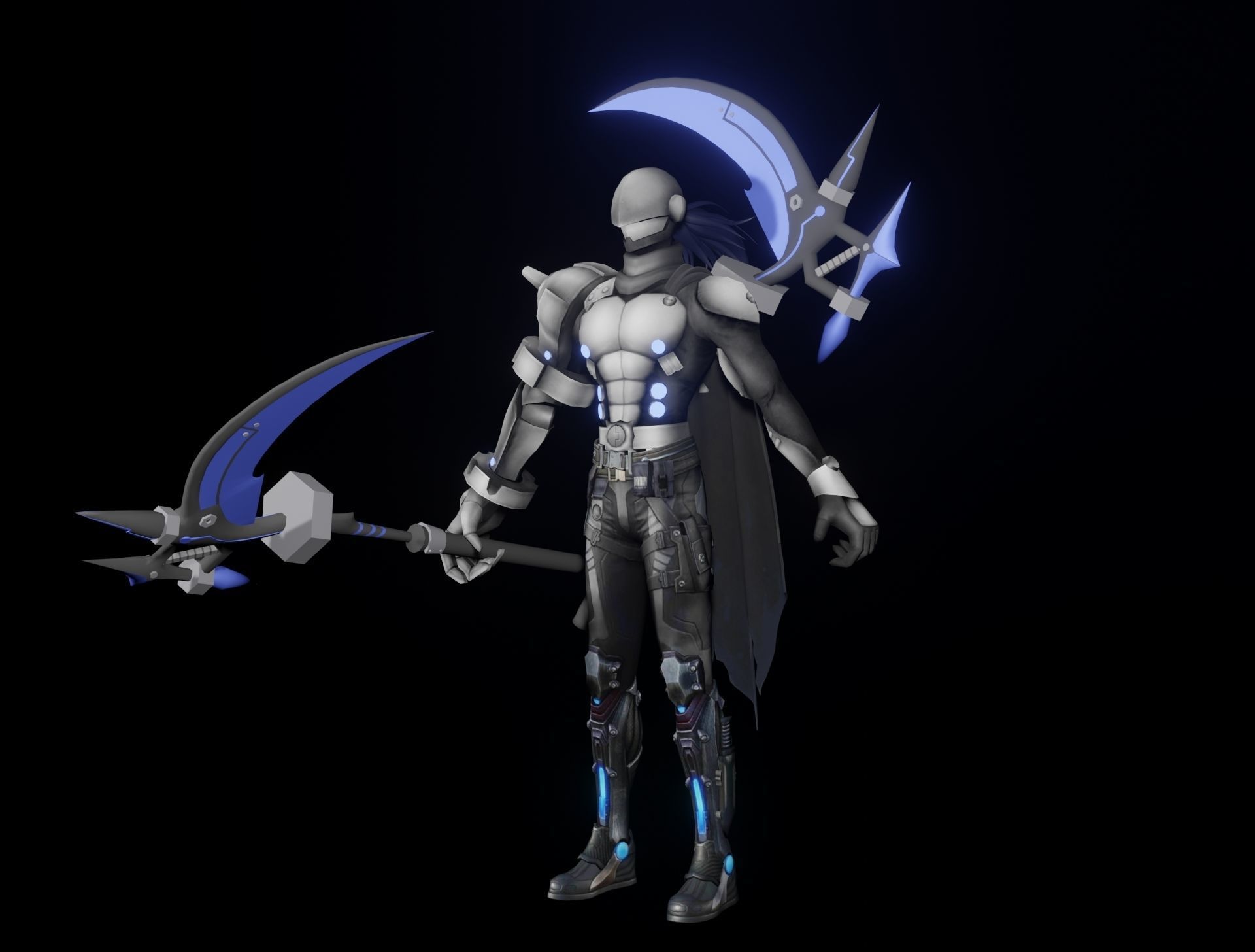 Cyber Slayer 3D model_2