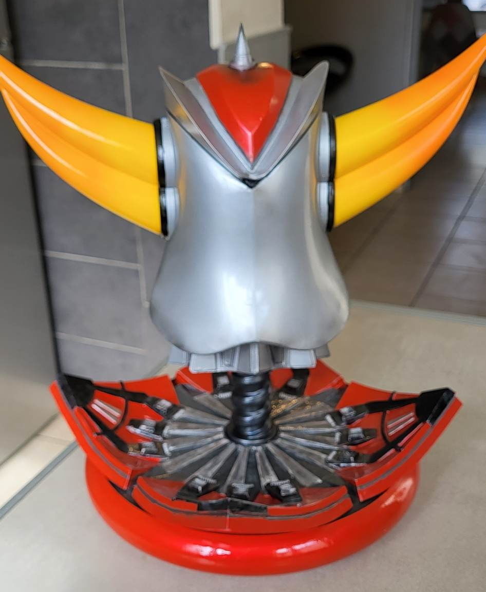 Grendizer jungle bust 3D print model_1