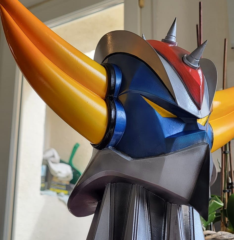 Grendizer jungle bust 3D print model_2