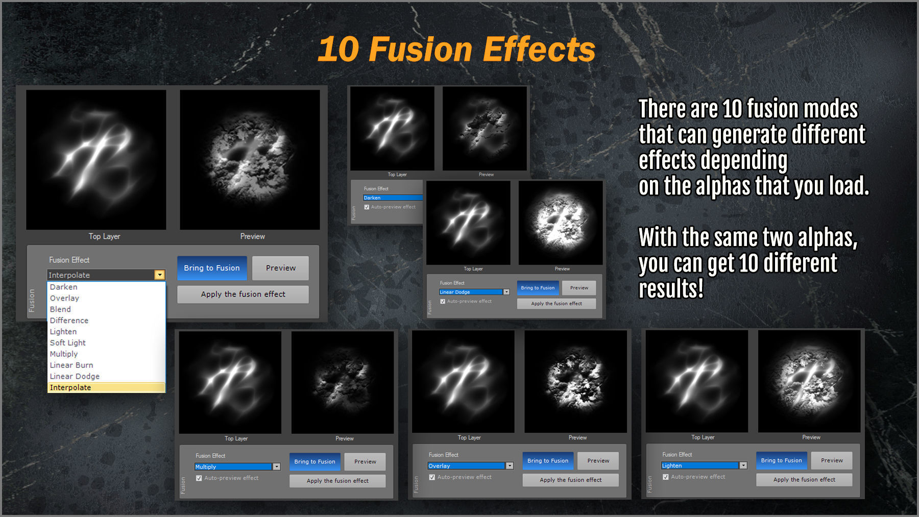 Power Alphas ZBrush Plugin 3D model_9