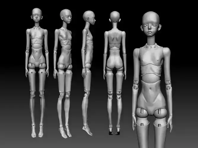 BJD model female Rose Ball jointed doll articulated art